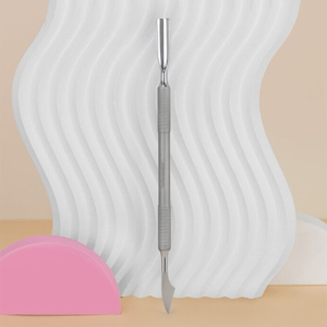 Poussoir à cuticules personnalisé, finition miroir, nettoyeur à ongles à Double extrémité, poussoir à cuticules allemand en acier inoxydable - Product Image 6