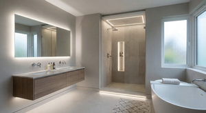 Tira de luces LED de 220V, IP44, 120LEDs, SMD2835, 8,5 W, cinta LED flexible, blanco cálido/neutro/frío para iluminación de gabinetes de cocina y baño - Product Image 4