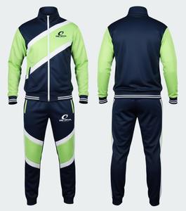 Ensemble survêtement homme en polyester sublimé de haute qualité, pantalon de survêtement et veste à capuche en deux pièces pour l'hiver - Product Image 1