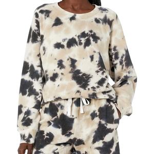 Sudadera con capucha recortada multicolor de alta calidad OEM para mujer, sudaderas con capucha cálidas de cuello redondo para mujer, Sudadera con capucha para mujer - Product Image 1