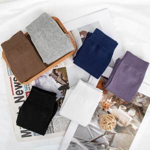 Chaussettes de sport chaussettes en pur coton pour hommes grande taille couleur unie décontracté bureau affaires longues chaussettes respirantes douces pour hommes - Product Image 4