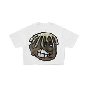 Ropa de calle de verano para hombre de 100% algodón personalizada, camiseta cuadrada de gran tamaño con cuello redondo, técnicas de lavado Digital con pantalla de verano con logotipos - Product Image 2