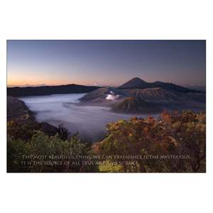 Modern Landscape <b>Poster</b>-Volcano Beautiful Design for Wall Decor Made of Paper - Product Image 1