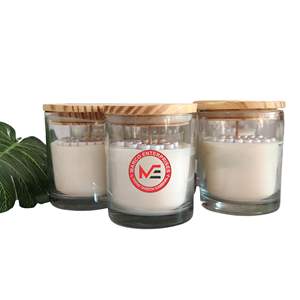 Fabricant de pots à bougies en verre avec couvercle en bois |   Conteneurs de bougies personnalisés OEM ODM |   Approvisionnement en gros - Product Image 1