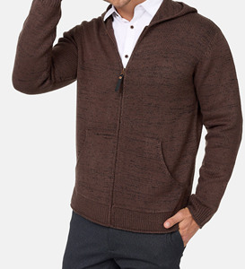 Sudadera con Capucha para Hombre, Informal, Corte Regular, Color Gris Sólido, Bordada, Personalizable, de Alta Calidad, Estilo Urbano Otoñal, Tejida a Crochet, 100% Algodón - Product Image 3