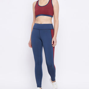 Leggings de yoga pour femmes sur mesure en gros, taille haute, push-up, respirant, en spandex/polyester, uni, extensible dans les quatre sens, séchage rapide, pour la salle de sport - Product Image 2