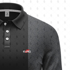 T-shirt personnalisé pour homme par sublimation, impression personnalisée, manches courtes, tricoté, uni, écologique, anti-humidité, adapté - Product Image 2