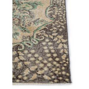 Alfombra de Lana Anudada a Mano de Gran Tamaño, Diseño de Medallón Rojo y Naranja, para Sala de Estar, Pasillo Rectangular, Modelo Pae-3305 - Product Image 4