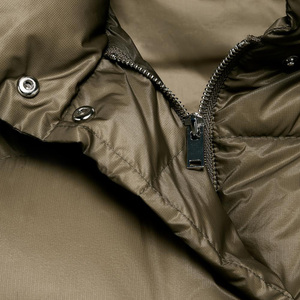 Veste bouffante col haut et manches longues avec poches avant/doublure intérieure en polaire veste à col zippé avec capuche réglable 2026 - Product Image 3