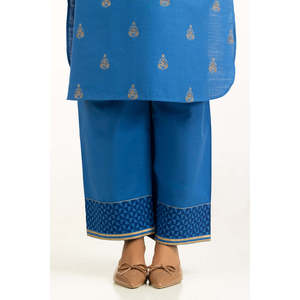 Traje Casual de Verano de 3 Piezas con Estampado Khaddar IPSTD-55206 - Product Image 3