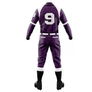 Fabricante de fábrica Ropa de práctica Uniforme de béisbol Nueva llegada Último diseño Uniforme de béisbol - Product Image 3