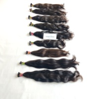 Prix de gros d'usine Extensions de cheveux humains vierges de temple indien bruts Loose Deep Wave Curl Styles Paquets de cheveux frontaux en vrac