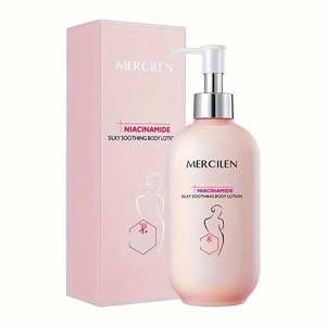 Loción Corporal con Niacinamida 250g, Ácido Hialurónico, Caléndula, Humectante Color Beige Claro con Suministro OEM - Product Image 1