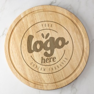 Tabla de Cortar de Madera de Olivo Hecha a Mano - Utensilios de Cocina Ecológicos de Forma Redonda y Tamaño Personalizado - Product Image 5