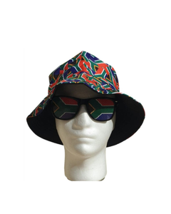 Unisex Fashionable South African Flag <b>Mirrored</b> <b>Plastic</b> Sunglasses Sports Novelty Shades Gift National Souvenir - Product Image 3