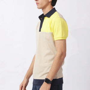 Camiseta Polo de hombre de poliéster y algodón de manga corta de verano/Camiseta básica de cuello liso para hombre con dos botones - Product Image 4