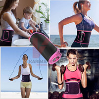 Recortador de cintura para hombres y mujeres, banda para el sudor, cinturón de entrenamiento para la parte inferior del vientre, reducción de grasa, envoltura moldeadora de Cuerpo Adelgazante, neopreno ajustable