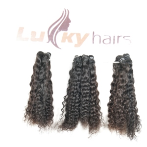 Extensions de Cheveux Humains Vierges 100% Naturels Noirs à Cuticules Alignées, Cheveux de Temple Indiens, Ondulés, Style Remy Deep Wave, Lots Bruts - Product Image 5