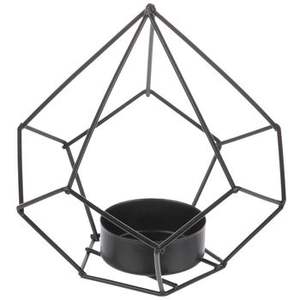 Bougeoir en métal décoratif moderne pour décoration de maison élégante et centre de table de mariage au design élégant - Product Image 1