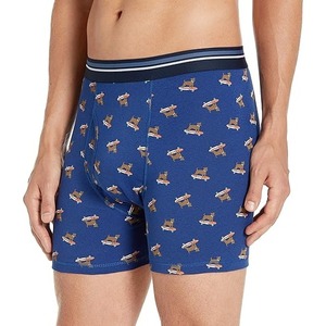Boxers pour hommes en coton confortable 4XL Taille mi-haute Bonne qualité Sans étiquette Logo à la taille Matière en maille Lavage en machine Séchage à l'air chaud - Product Image 3