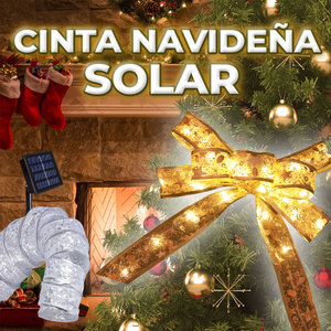 Ruban LED solaire magique de 5 mètres, éclairage durable en plastique imperméable pour Noël - Product Image 2