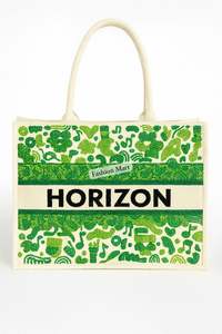 Bolso de lona ecológico con abalorios intrincados Bolso de moda sostenible hecho a mano - Product Image 4