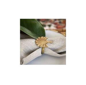 Anneau de serviette en laiton au look moderne, fait à la main brillant poli rond en laiton pour la fabrication provenant de l'inde - Product Image 4