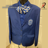 Haut de qualité supérieure pour femmes, style formel, avec patchs Zeta Phi Beta, bouton unique, coupe au dos, motif Divine Nine Lettres Grecques, le plus vendu
