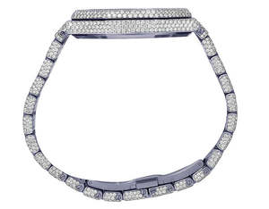 Famous Style VVS Moissanite Diamond Sterling <b>Silver</b> Arabic Dial Iced Out Mechanical Automatic Wrist <b>Watch</b> Hip Hop <b>Men's</b> Fashion - Product Image 5