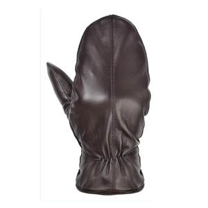 Protective Winter <b>Leather</b> <b>Mittens</b> for Daily Outdoor Use Made from Cowhide or Goatskin with Soft and Durable Finish - Product Image 4