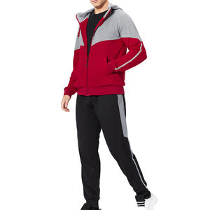 Conjunto Deportivo Reflectante para Hombre con Diseño de Contraste, Ropa Deportiva Transpirable, Sudadera con Capucha para Gimnasio, Chaqueta Cortavientos de Compresión, Chándal para Hombre - Product Image 6