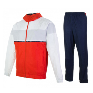 Ensemble de survêtement de sport en polyester pour hommes, ensemble de jogging personnalisé avec logo, ensemble de vêtements de sport pour hommes en deux pièces, survêtement de jogging - Product Image 5
