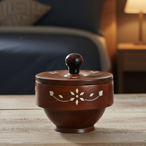 Joyero de Madera de Alta Calidad, Hecho a Mano, Estilo Moderno y Lujoso, Diseño Compacto y Portátil para Guardar Joyas de Forma Segura - Product Image 5