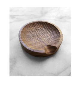 Utensilio de cocina de madera profesional Soporte de cuchara de madera de acacia Descanso Listo para enviar diseño hecho a mano artesanía natural - Product Image 5