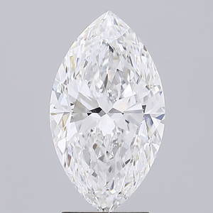 El corte real: impresionante diamante cultivado en laboratorio Marquise de 2 quilates - Product Image 1