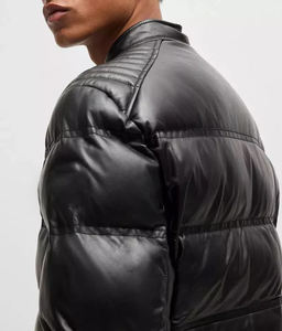 แจ็กเก็ตหนังนิ่มน้ำหนักเบาออกแบบได้ตามต้องการสำหรับฤดูหนาวแจ็กเก็ตปลาปักเป้าสามารถปรับแต่งได้อย่างมีสไตล์ - Product Image 2