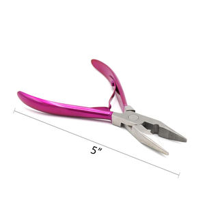 Alicates para extensiones de cabello de acero inoxidable con microcuentas Alicates para extensiones de cabello humano con dientes para extensiones de cabello - Product Image 3