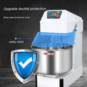 Çift eylem iki hızlı ticari 25kg tam otomatik hamur karıştırıcı Spiral teknolojisi yüksek verimlilik un yoğurma makinesi - Product Image 5