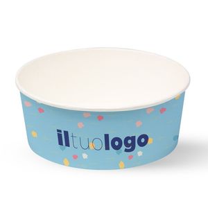 Tazones de Papel Personalizados Blancos/Havana de 1300 ml y 185 mm - Product Image 3