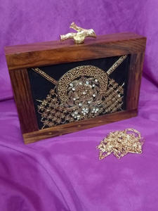 Pochette en bois pour femmes de luxe Vrafts 'Accessoire de soirée de mariage au prix de gros - Product Image 3