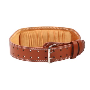 Ejercicio Protección de la cintura Deep Squat Hard Pull Bench Press Training Gym Belt Levantamiento de pesas Hebilla de acero Color marrón Gym Belt - Product Image 6
