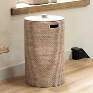 Great quality rattan <b>bin</b> wholesale storage organizer household essentials <b>lid</b> container basket - Product Image 6