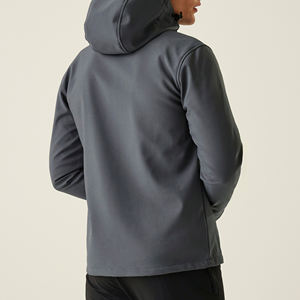 Veste Softshell pour hommes de qualité supérieure Offres Spéciales imperméable coupe-vent respirant capuche fermeture éclair grande taille hiver - Product Image 2