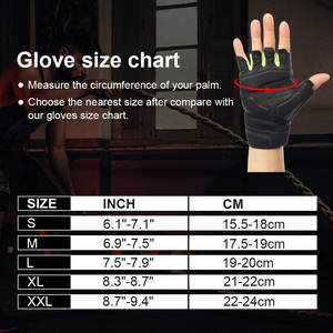 ถุงมือออกกำลังกายยางนีโอพรีนพร้อมสายรัดข้อมือสำหรับออกกำลังกายยกน้ำหนัก - Product Image 6