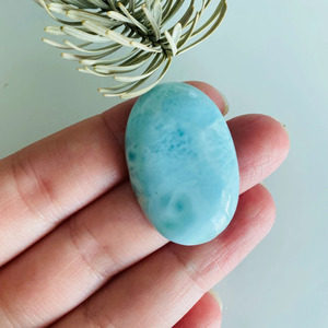 Larimar Azul Natural, Corte Ovalado, 3-21 mm, Cabujones Sueltos, Piedra Preciosa Natural de Alta Calidad para Joyería, Precio al por Mayor - Product Image 5