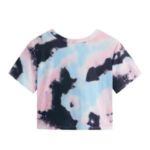 เสื้อมัดย้อมสำหรับผู้หญิงเสื้อครอปแห้งเร็วของผู้หญิงสินค้าออกใหม่ - Product Image 2