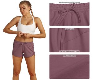 Shorts de sport pour femmes à taille haute sans couture, effet push-up, respirants, extensibles dans 4 directions, grande taille, logo OEM - Product Image 6