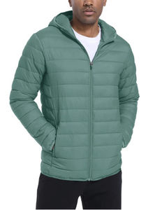 Unisex Logo Algodón Diseñador Oem Alta Calidad Gran Tamaño Invierno Burbuja Personalizada Chaqueta Larga Hombres Puffer Abrigos - Product Image 3