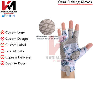 Guantes de Pesca Profesionales Transpirables de Secado Rápido con Agarre Fuerte para Pesca en Agua Dulce y Agua Salada - Product Image 4