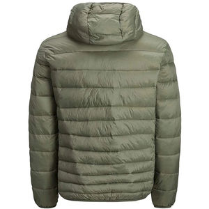 Blousons matelassés pour hommes 2026 – Personnalisation OEM, chauds, décontractés, style urbain, vêtements d'extérieur d'hiver, blouson matelassé zippé sur mesure pour homme - Product Image 6